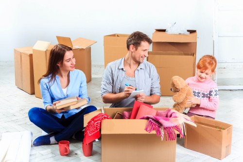 Business and residential packing support across Lambeth