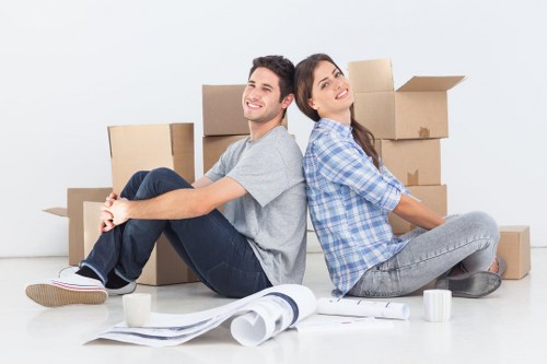 Office furniture and equipment prepared for a Lambeth commercial move