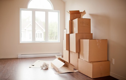 Packing and item protection advice for a removal van move