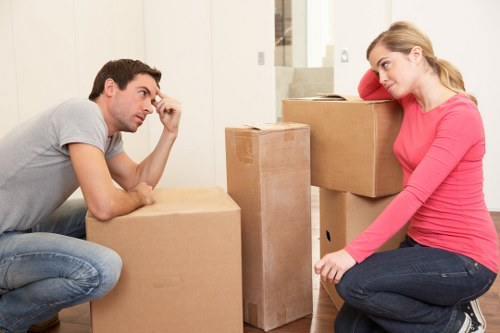 Careful flat removals in a Lambeth apartment building