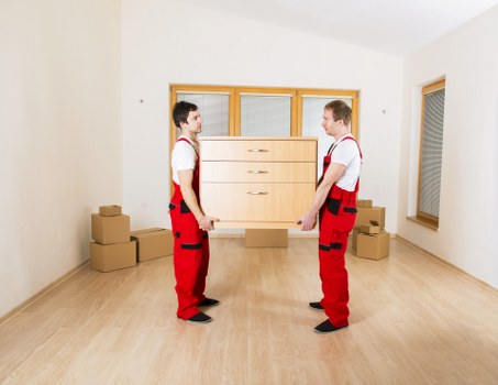 Commercial furniture removal from an office in Lambeth